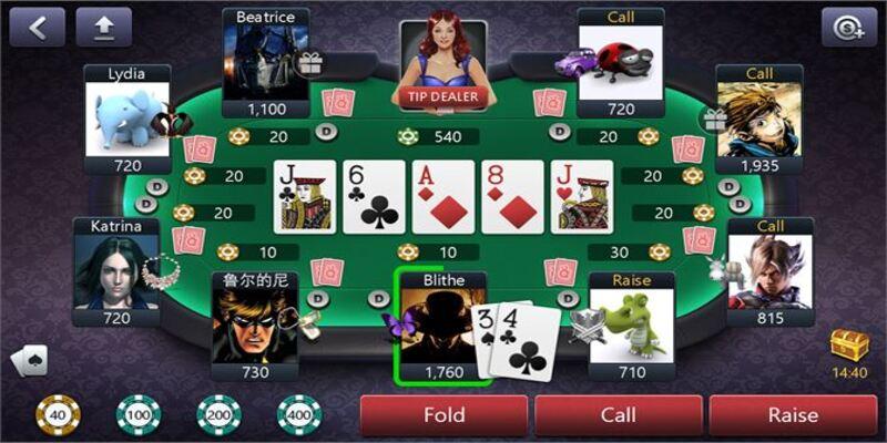Có những loại game poker KO66 pc nào